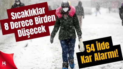 Yılbaşı Gecesi Kar Geliyor: Sıcaklıklar 8 Derece Birden Düşecek