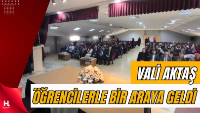 Vali Aktaş, İslami İlimler Çalıştayı Açılışında Öğrencilerle Buluştu