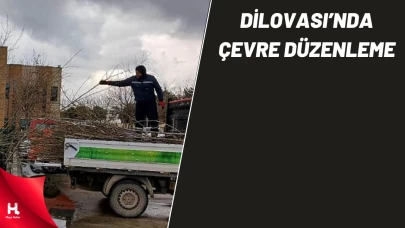 Dilovası Devlet Hastanesi'nde Ağaç Budama ve Çevre Düzenlemesi Yapıldı