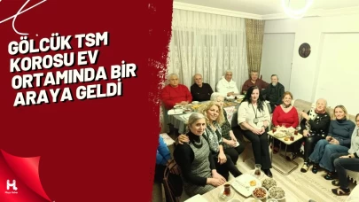 Gölcük Türk Sanat Müziği Korosu ev ortamında bir araya geldi