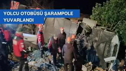Yolcu otobüsü uçuruma yuvarlandı: 1 ölü, 32 yaralı | SON DAKİKA HABERLER | Son dakika haberleri