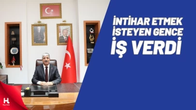 İntihar Etmeye Kalkışan Genci Başkan Ömeroğlu İkna Etti