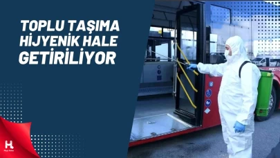 Balıkesir'de Toplu Taşıma Araçları Hijyenik Hale Getiriliyor