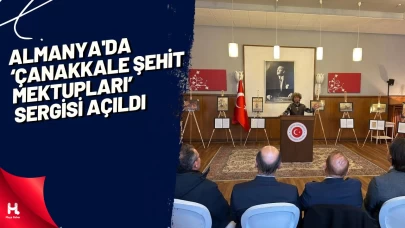 Almanya'da 'Çanakkale Şehit Mektupları' sergisi açıldı