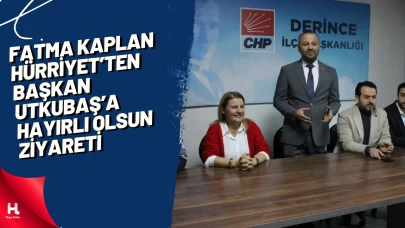 Fatma Kaplan Hürriyet’ten Başkan Utkubaş’a Hayırlı Olsun Ziyareti