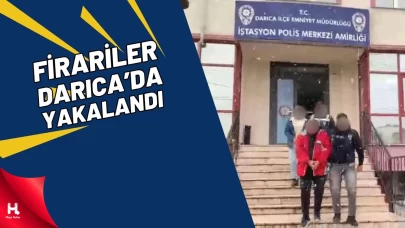 Çeşitli suçlardan aranan 2 cezaevi firarisi Darıca'da yakalandı