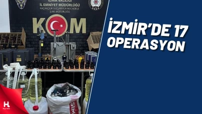 İzmir'de bir haftada gümrük kaçağı ürünlere 17 operasyon
