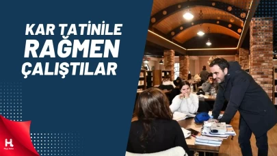 Başiskele'de Gençler Kar Tatilinde Kitaphane'yi Tercih Etti