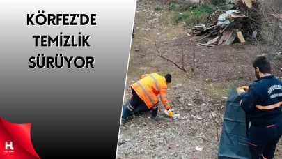 Körfez'de bakım ve temizlik çalışmaları sürüyor