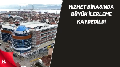 Derince Belediyesi Yeni Hizmet Binasında Çalışmalar Hızla İlerliyor