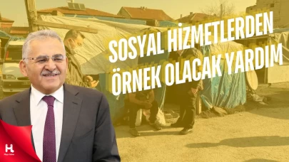 Kayseri'de Sosyal Hizmetlerden Örnek Yardım