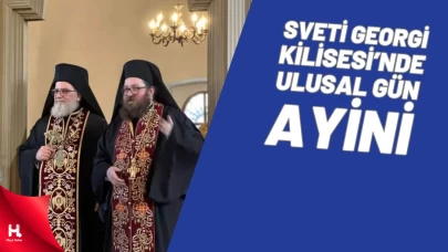 Sveti Georgi Kilisesi'nde 'Bulgaristan Ulusal Günü' ayini düzenlendi