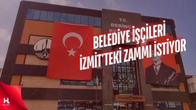 Derince Belediyesi İşçileri İzmit’teki Zam Oranını İstiyor