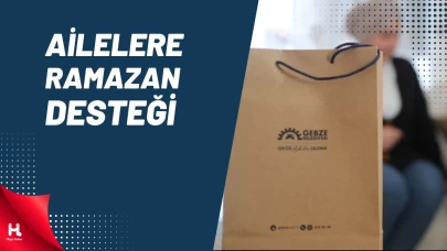 Gebze'de Ailelere Ramazan Desteği