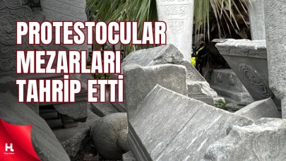 İBB Protestocuları Şehzade Camii'ne Zarar Verdi