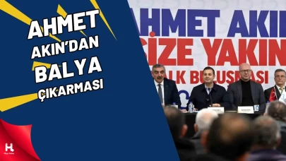Başkan Ahmet Akın'dan Balya Çıkarması