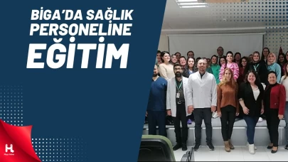 Biga'da Sağlık Personeline Eğitim Verildi