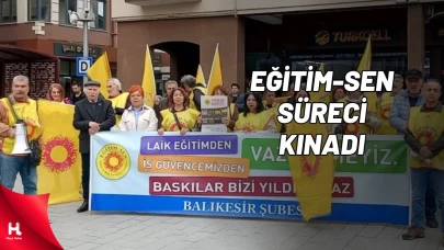 Eğitim-Sen Balıkesir Şubesi Soruşturma Başlatılmasını Kınadı