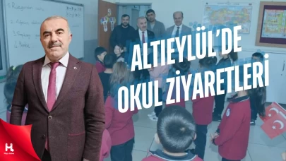 Balıkesir İl Milli Eğitim Müdüründen Altıeylül’de Okul Ziyaretleri