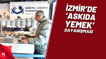 İzmir’de 'Askıda Yemek' Dayanışması Sürüyor
