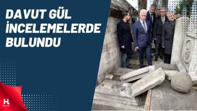 İstanbul Valisi Davut Gül Şehzadebaşı Camii'nde İncelemelerde Bulundu