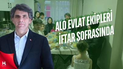 Kartepe'de Alo Evlat Ekipleri Başkan İle İftar Sofrasında