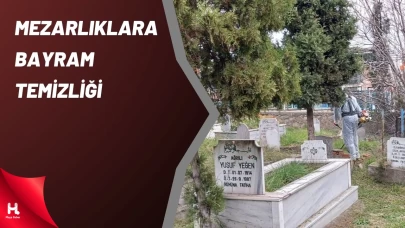 Dilovası Belediyesi’nden Mezarlıklarda Bayram Temizliği