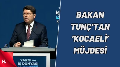 Bakan Tunç Müjdeyi Verdi: Kocaeli Adalet Sarayı’nın İhalesi Ekim’de