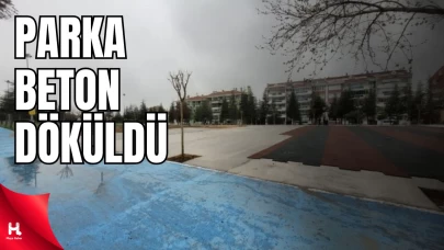 Barış Parkı'na Yapılan Beton Çalışma Tepki Çekti