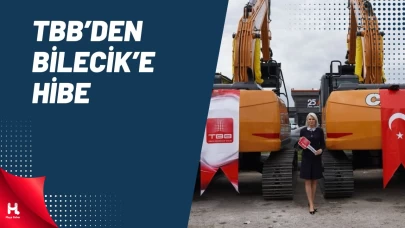 TBB'den Bilecik'e Hibe Ekskavatör