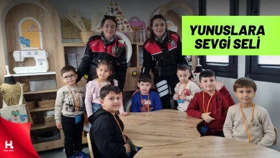 Lokomotif Çocuk Köyü'nde Renkli Buluşma: Polislere Sevgi Seli!
