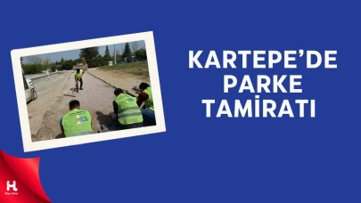 Kartepe Belediyesi’nden Acısu’da Kapsamlı Parke Tamiratı