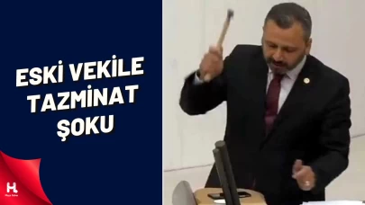 Meclis Kürsüsünde Çekiçle Telefon Kıran Eski Vekile Tazminat Cezası