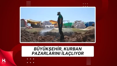Kocaeli’de Kurban Pazarlarına Bayram Öncesi İlaçlama