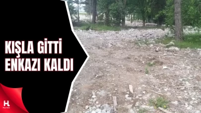 Kartepe’de Kışla Gitti Enkazı Kaldı