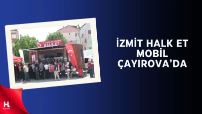 İzmit Halk Et Uygun Fiyatlı Et Ürünlerini Vatandaşlarla Buluştu