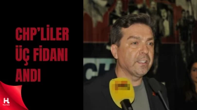 Gebze’de CHP’li Gençler Üç Fidanı Andı