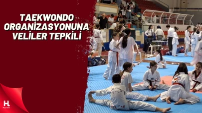 Atatürk Spor Salonu'ndaki Taekwondo Organizasyonuna Velilerden Tepki