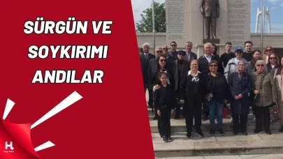 Sürgünün 81. Yılında Çelenk Bıraktılar