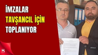 Tavşancıl Mahallesi Halkı, İmza Kampanyası Başlattı.