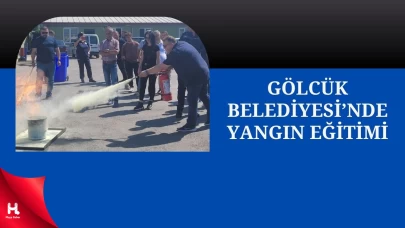 Büyükşehir İtfaiyesinden Gölcük Belediyesi Personeline Yangın Eğitimi