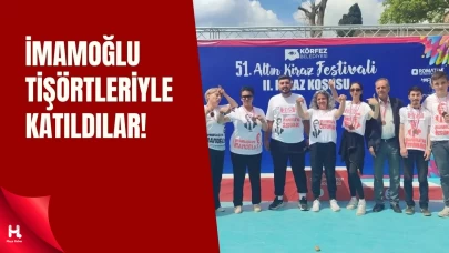 Körfez'de Halk Koşusuna İmamoğlu Tişörtlü Katılım