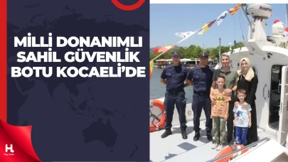 Kocaeli’de  TCSG-15 Sahil Güvenlik Botu Vatandaşlarla Buluştu
