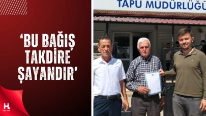 Karadivan’da Örnek Bağış: Mezarlık Alanını Belediyeye Hibe Etti