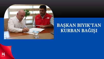 Başkan Bıyık'tan Gazze’ye Anlamlı Kurban Bağışı