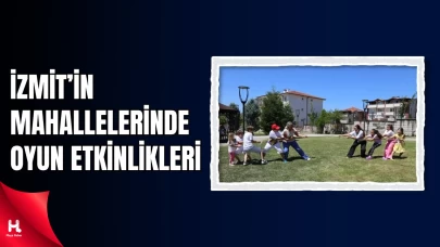 İzmit Belediyesi’nden Çocuklara Geleneksel Oyun Etkinlikleri