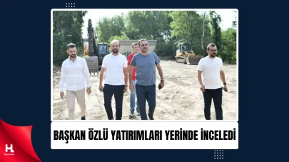 Başkan Özlü, Başiskele'deki Yatırımları Yerinde İnceledi