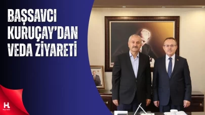 Başsavcı Kuruçay’dan Başkan Büyükgöz'e Veda Ziyareti