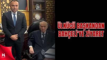 Ülkü Ocakları Kocaeli İl Başkanı Özdemir, Bahçeli'yi Ziyaret Etti