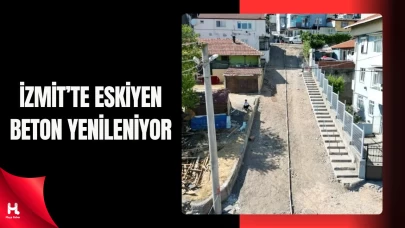 İzmit Belediyesi, Neşe Sokak'ta Yenileme Çalışmalarına Başladı